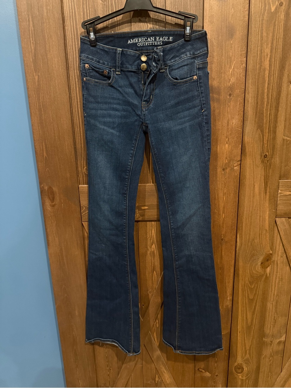 American Eagle Outfitters Dark Blue Flare Jeans